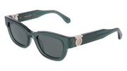 FERRAGAMO SF2067S (317) TRANSPARENT GREEN 52-20-140