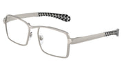 Alain Mikli A02508T Matte Silver/Crystal Black Eyeglasses