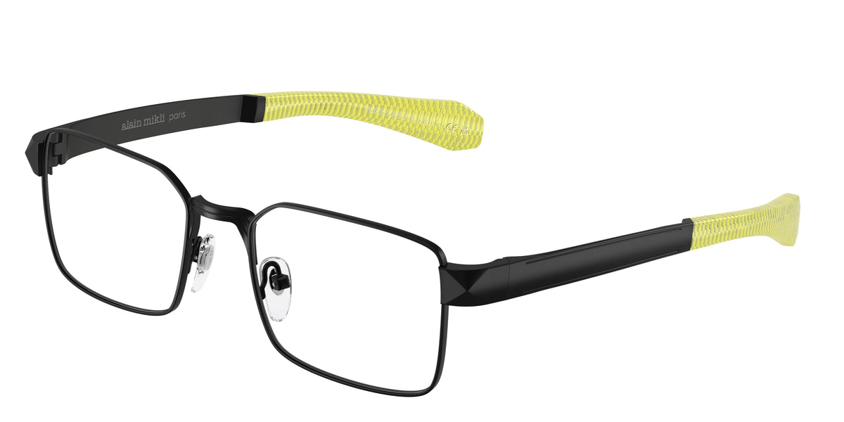 Alain Mikli A02509T Matte Black/Pointillee Lime Eyeglasses