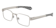 Alain Mikli A02509T Matte Silver/Damier Crystal Black Eyeglasses