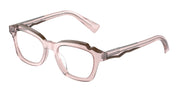 Alain Mikli A03166 Transparent Pink/Brown Eyeglasses