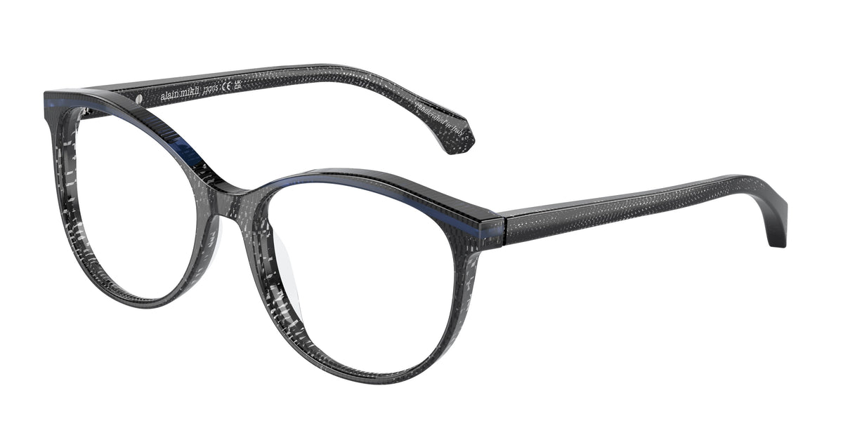 Alain Mikli A03501 New Pointillee Black/Blue Eyeglasses