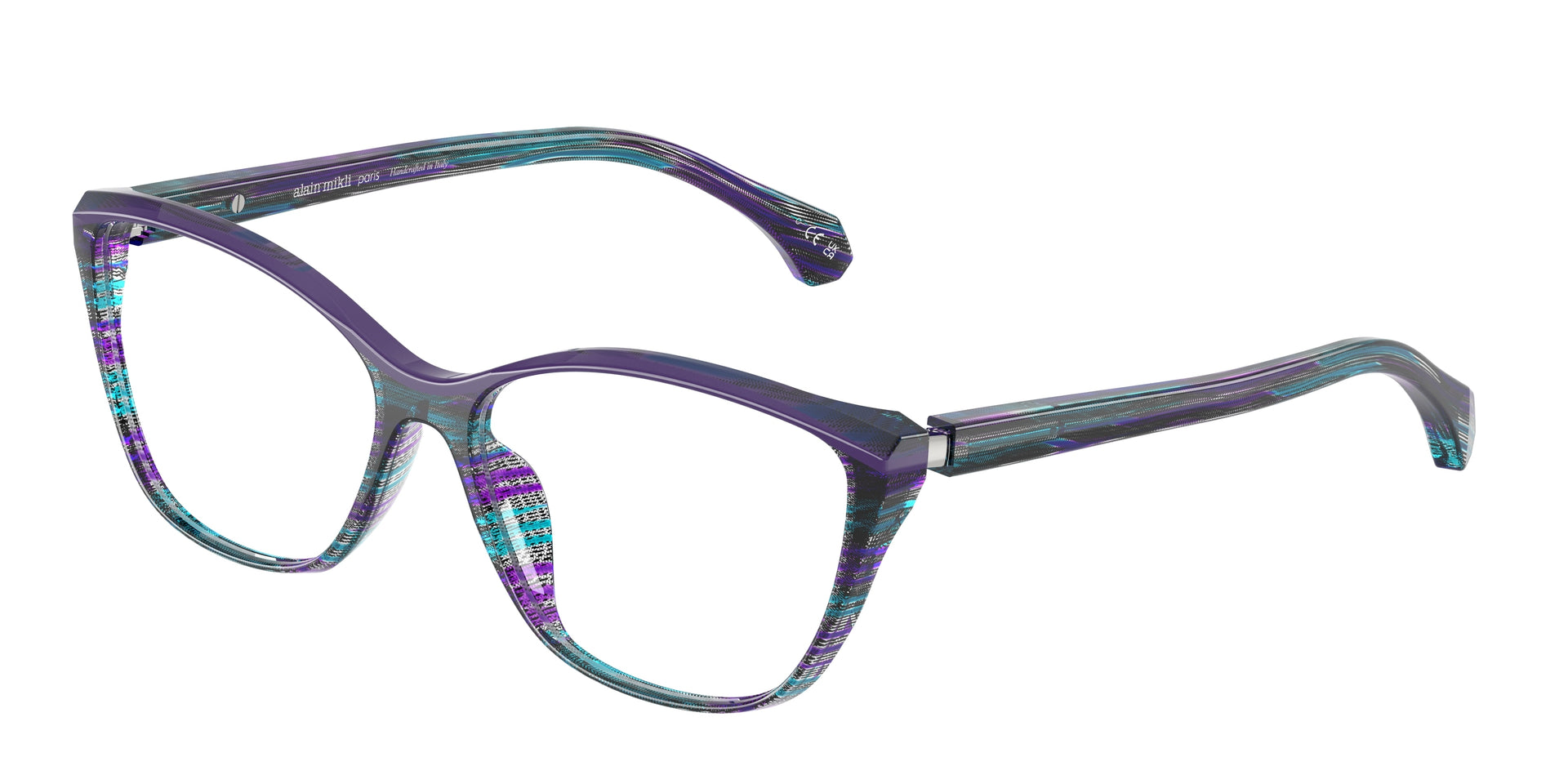 Alain Mikli A03502M Cyberpunk Purple/Solid Purple Eyeglasses