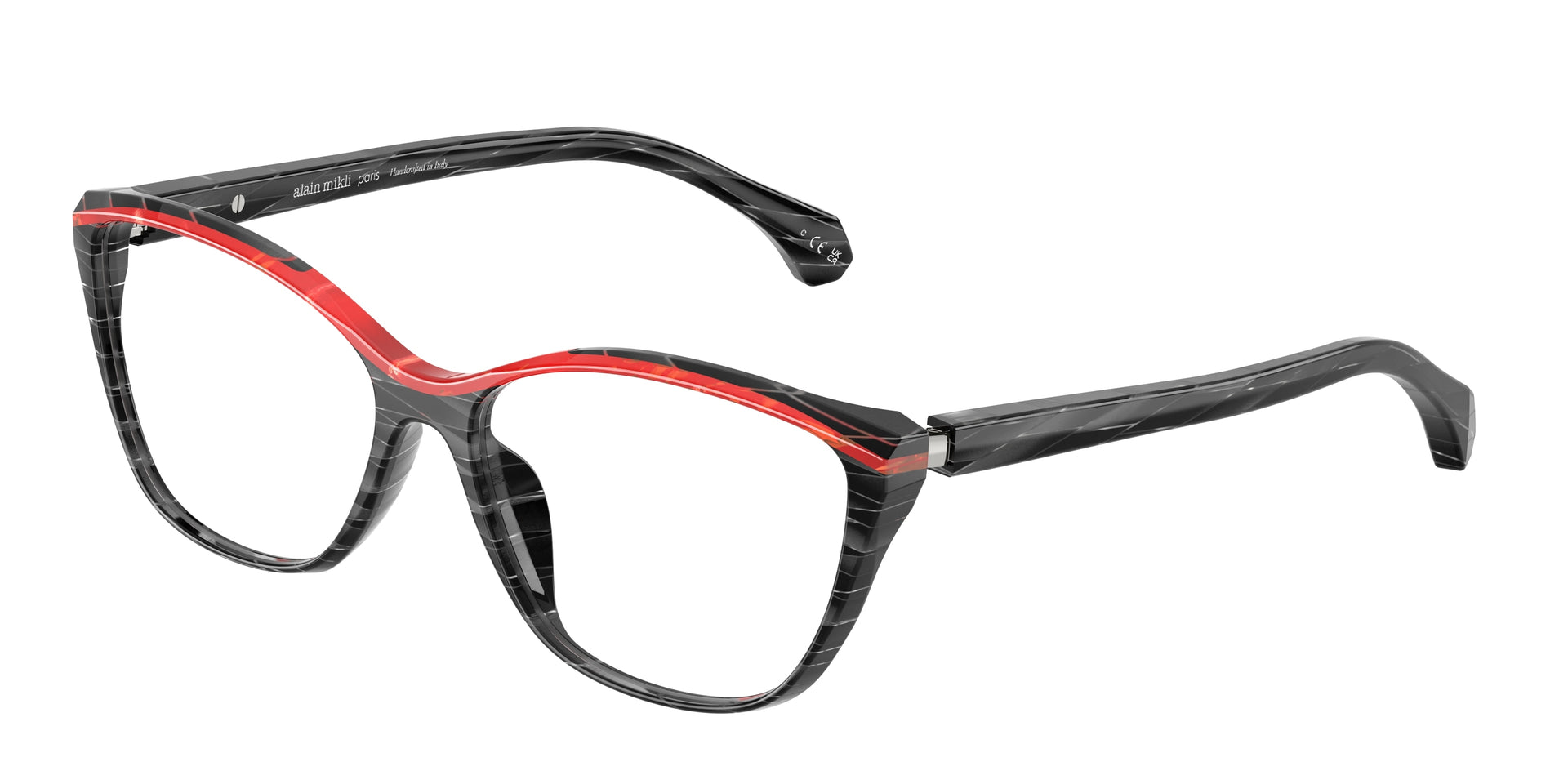 Alain Mikli A03502M Black Rhombus/Rouge Nacree Eyeglasses