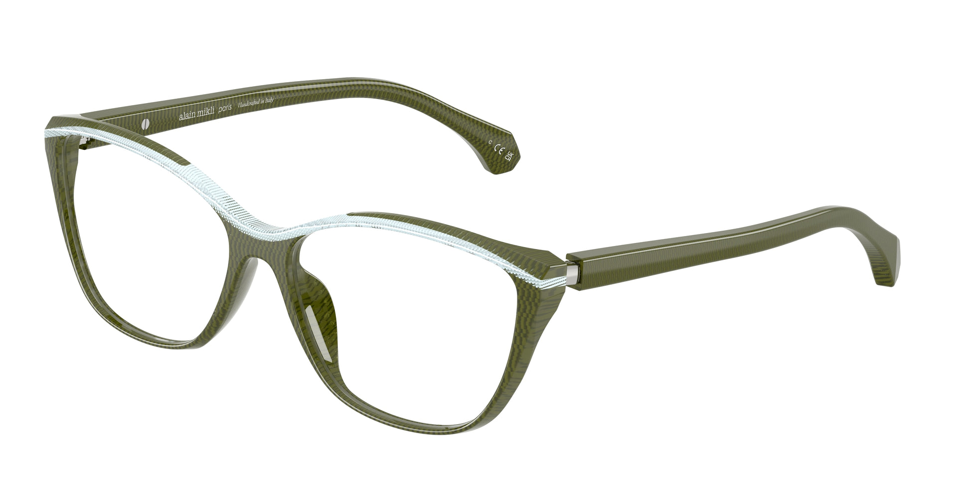 Alain Mikli A03502M Point Olive/Point White Eyeglasses