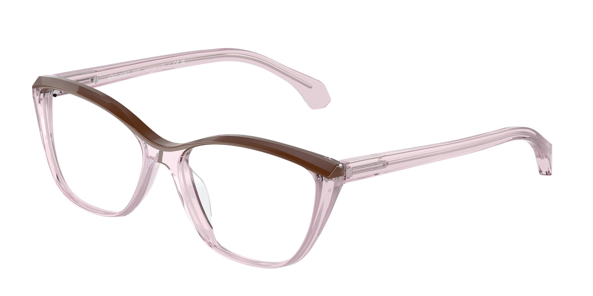 Alain Mikli A03502 Transparent Pink/Brown Eyeglasses