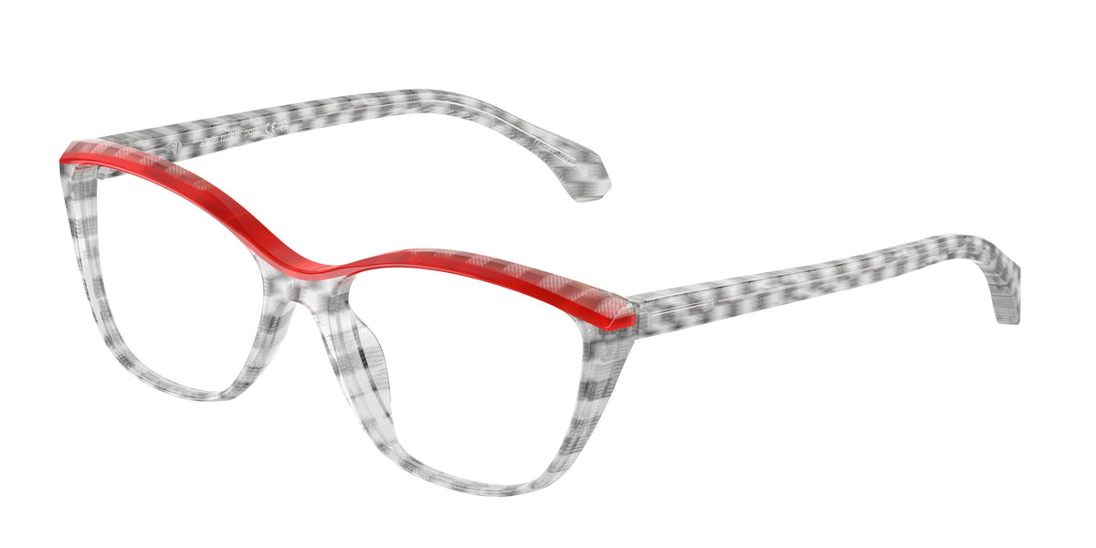 Alain Mikli A03502 New Damier Black White/Rouge Eyeglasses