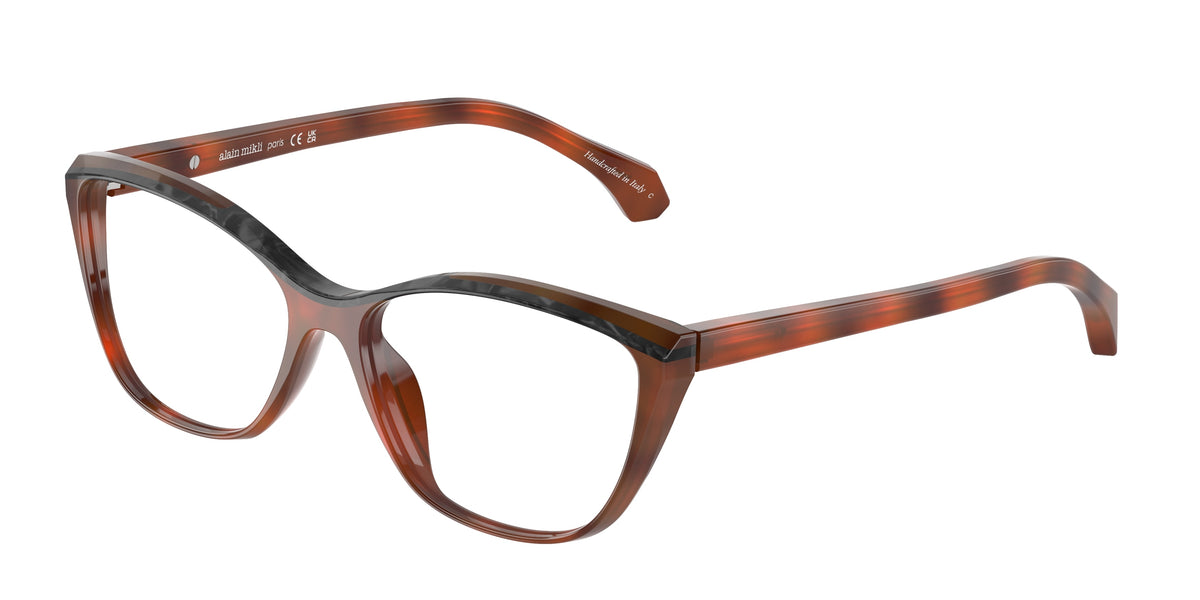 Alain Mikli A03502 Light Brown Havana/Noir Nacree Eyeglasses