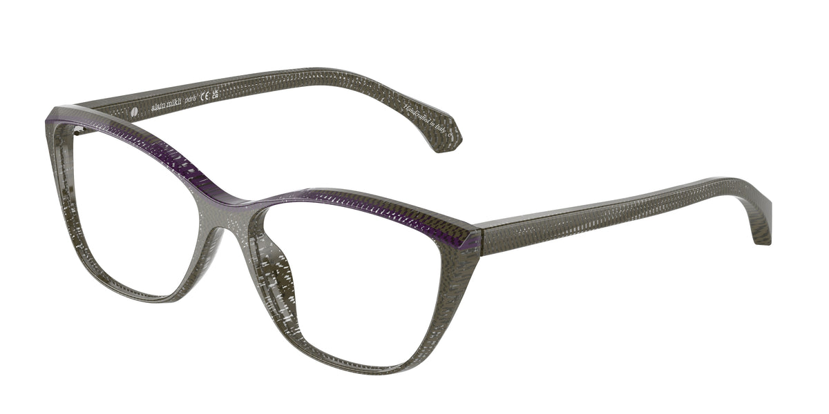 Alain Mikli A03502 New Pointillee Green/Purple Eyeglasses