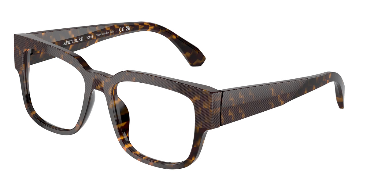 Alain Mikli A03504 New Damier Bourdeaux/Yellow Eyeglasses