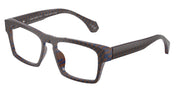 Alain Mikli A03508X New Damier Blue Brown Eyeglasses