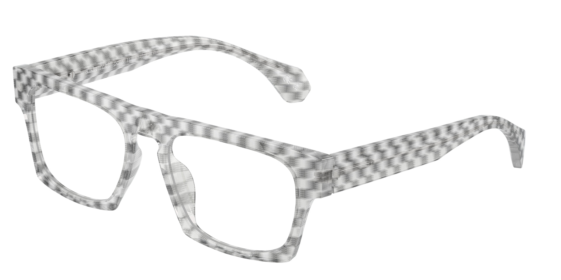 Alain Mikli A03508 New Damier Black White Eyeglasses