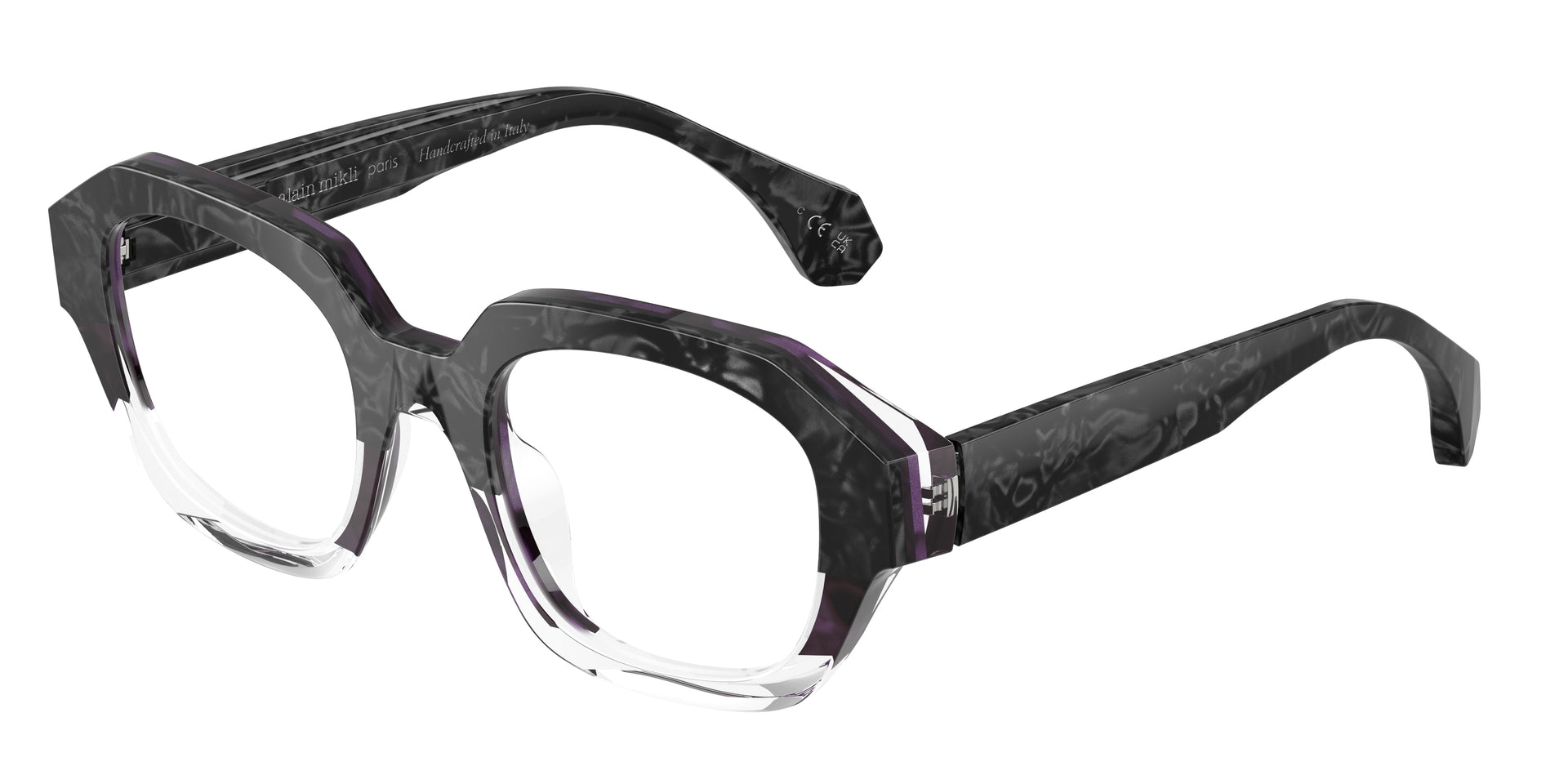 Alain Mikli A03510XX Crystal/Noir Nacree/Purple Nacree Eyeglasses