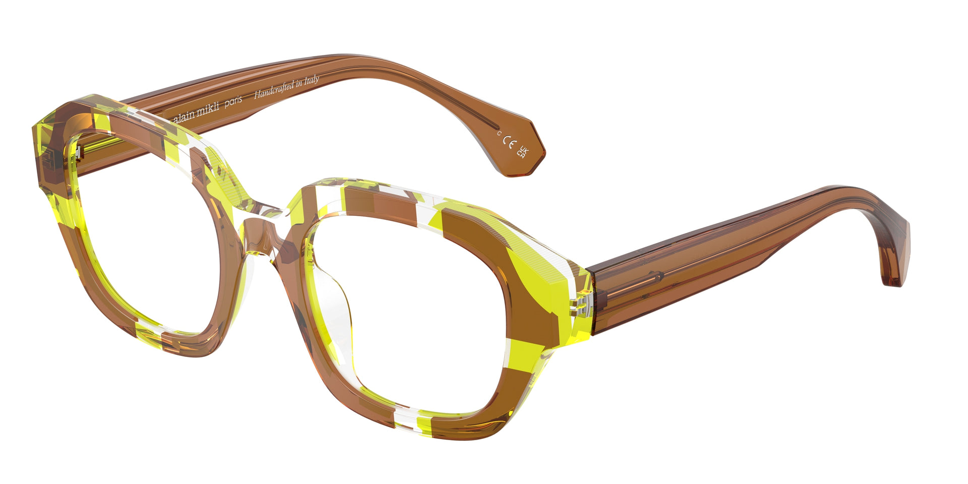 Alain Mikli A03510X Crystal/Cola/Lime Eyeglasses