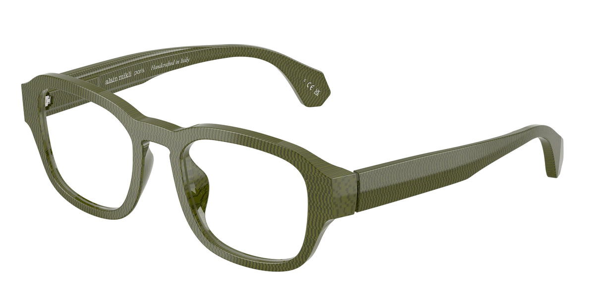 Alain Mikli A03512M Pointillee Olive Eyeglasses