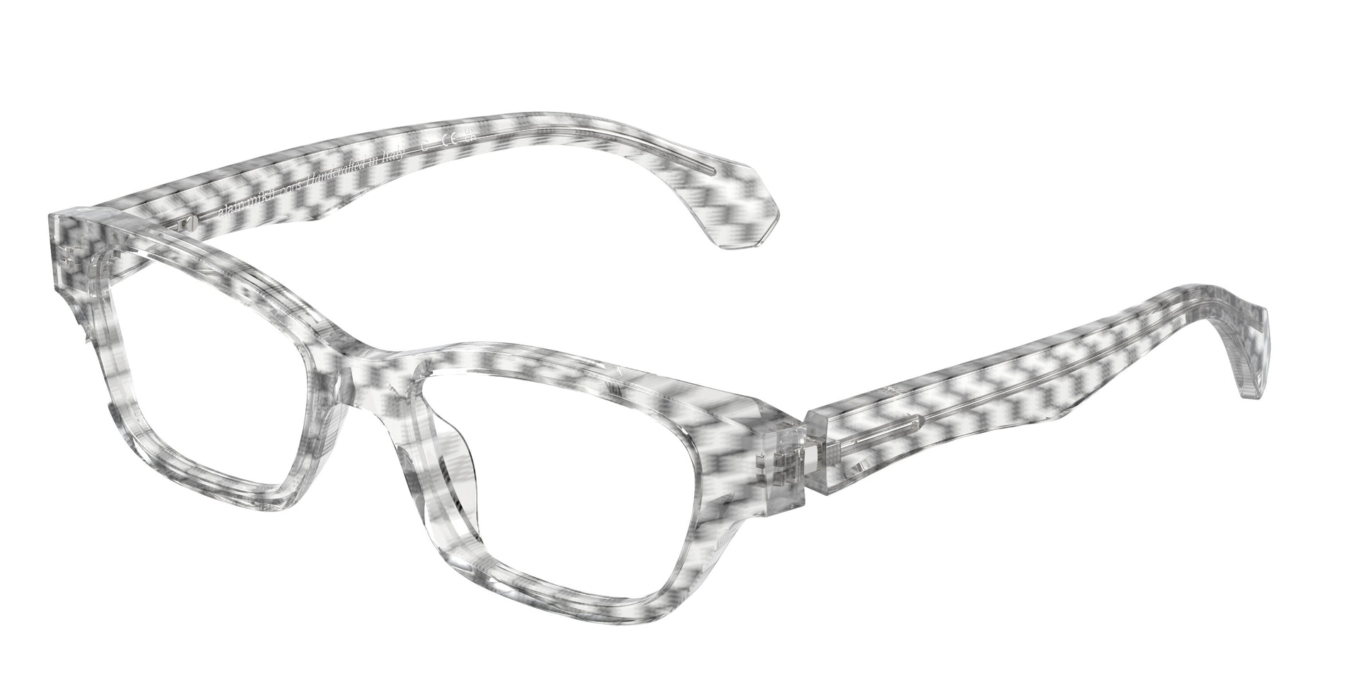 Alain Mikli A03516 New Damier Black Transparent Eyeglasses