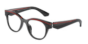 Alain Mikli A03520 Pointillee Black/Rouge Nacree Eyeglasses