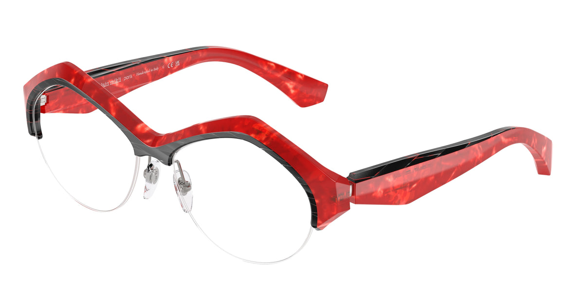 Alain Mikli A03521 Striped Havana/Opal Havana Eyeglasses