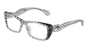 Alain Mikli A03522 Damier Black White/Brown/Purple Eyeglasses