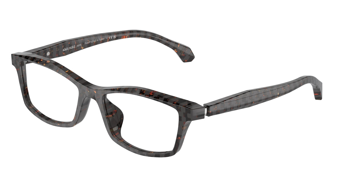 Alain Mikli A03523D New Damier Brown Grey Eyeglasses