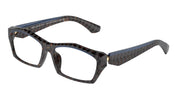 Alain Mikli A03525 Damier Brown Grey/Opal Blue Eyeglasses