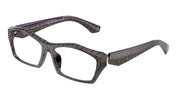 Alain Mikli A03525 Damier Havana/Opal Purple Eyeglasses