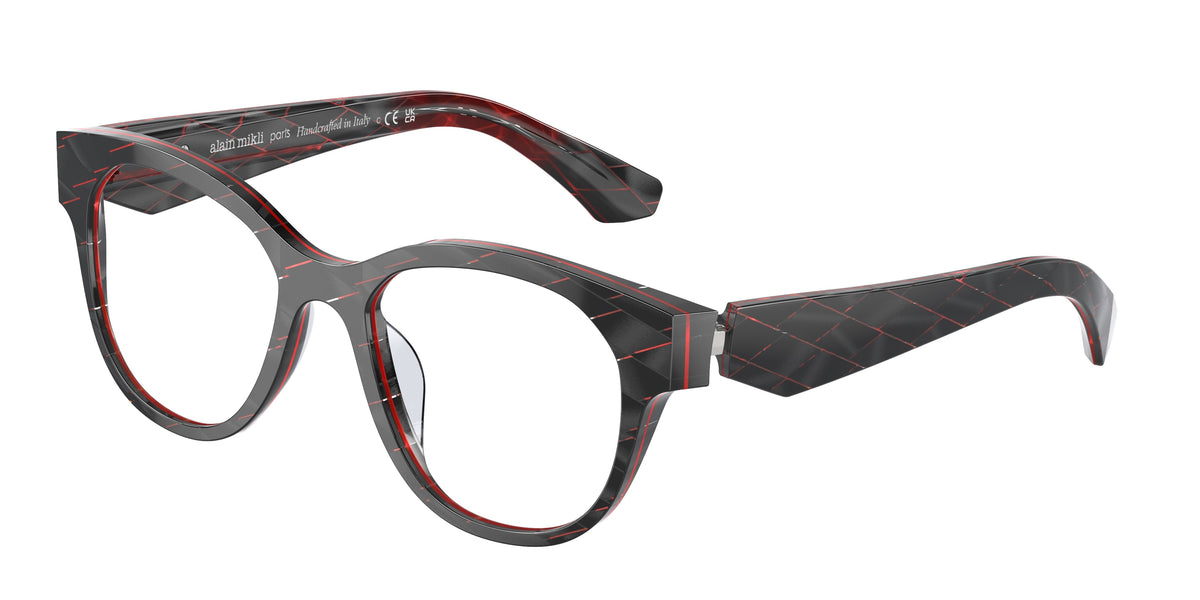 Alain Mikli A03526 Black Rhombus Rouge Nacree Eyeglasses