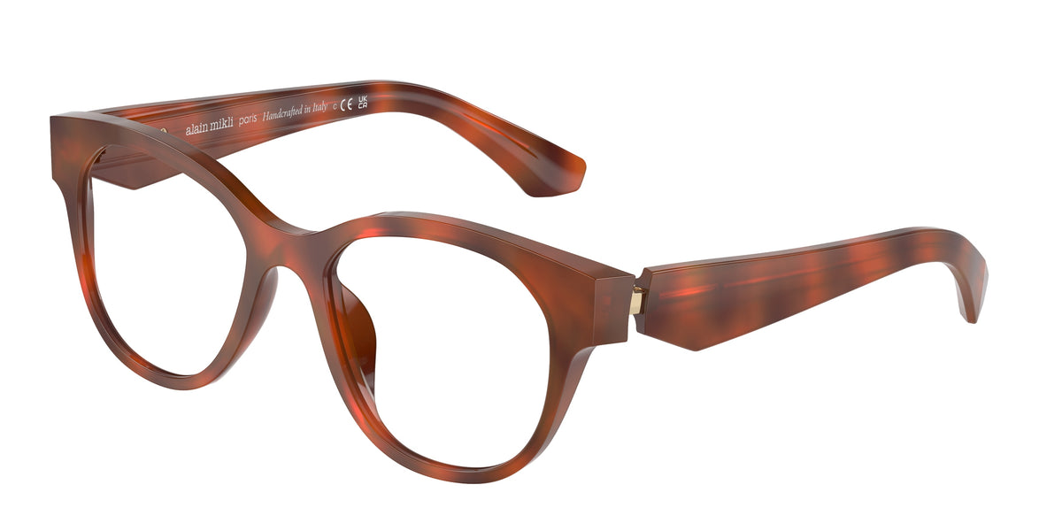 Alain Mikli A03526 Opal Light Brown Havana Eyeglasses