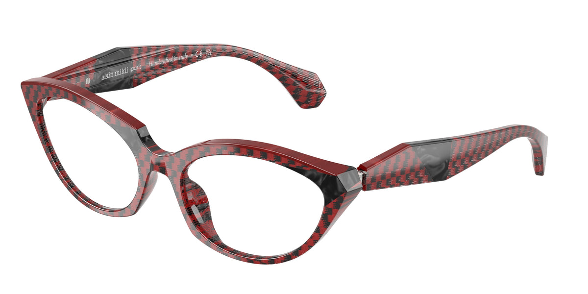Alain Mikli A03529 Damier Black Rouge/Noir/Rouge Eyeglasses
