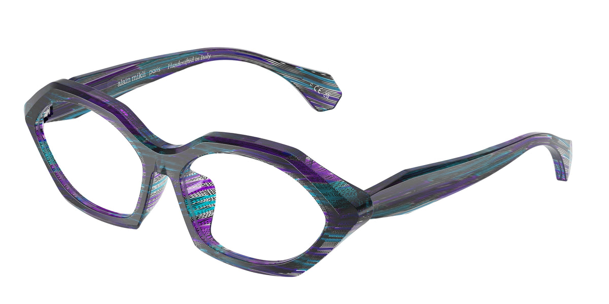 Alain Mikli A03530DM Cyberpunk Blue Purple Eyeglasses