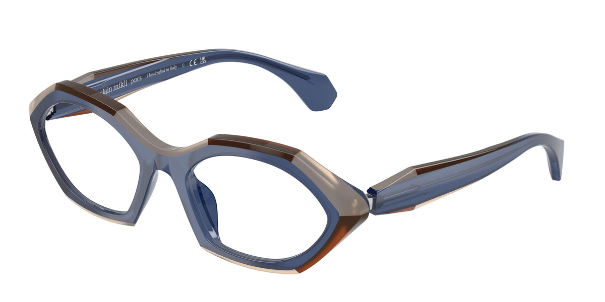 Alain Mikli A03530 Opal Blue/Brown Eyeglasses