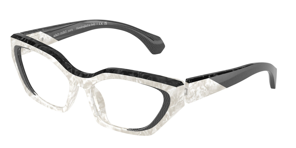 Alain Mikli A03531 White Nacree/Point Grey/Noir Eyeglasses