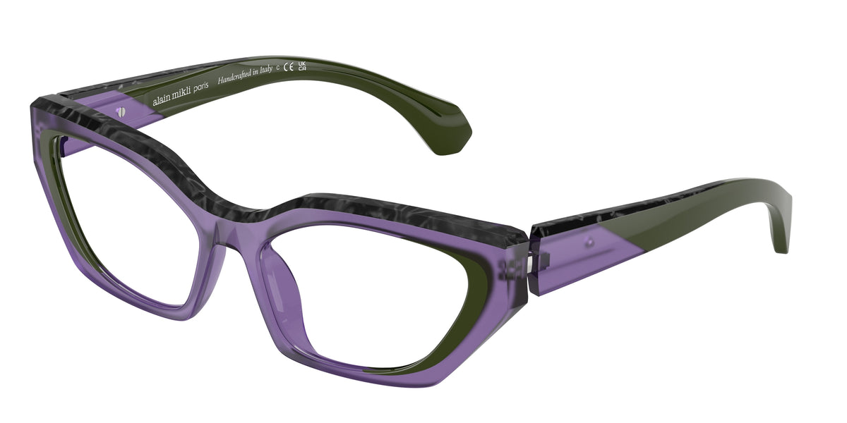 Alain Mikli A03531 Opal Purple/Green/Noir Eyeglasses