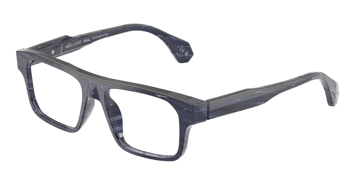Alain Mikli A03532 Pointillee Grey/Blue Rhombus Eyeglasses