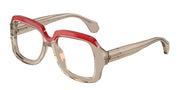 Alain Mikli A03533 Transparent Red/Ostrich Eyeglasses
