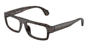 Alain Mikli A03534 Havana Damier Brown Eyeglasses