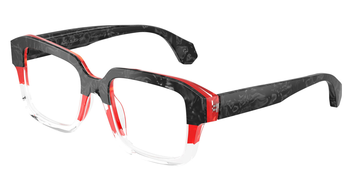 Alain Mikli A03538XX Crystal/Noir Nacree/Rouge Nacree Eyeglasses