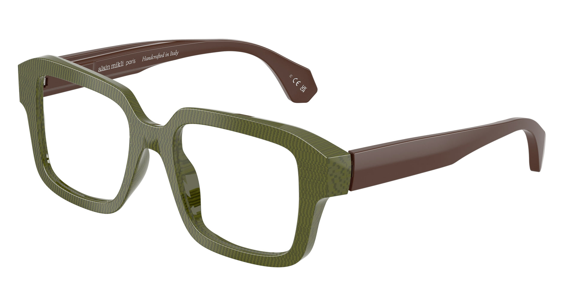 Alain Mikli A03538 Pointille Olive Eyeglasses