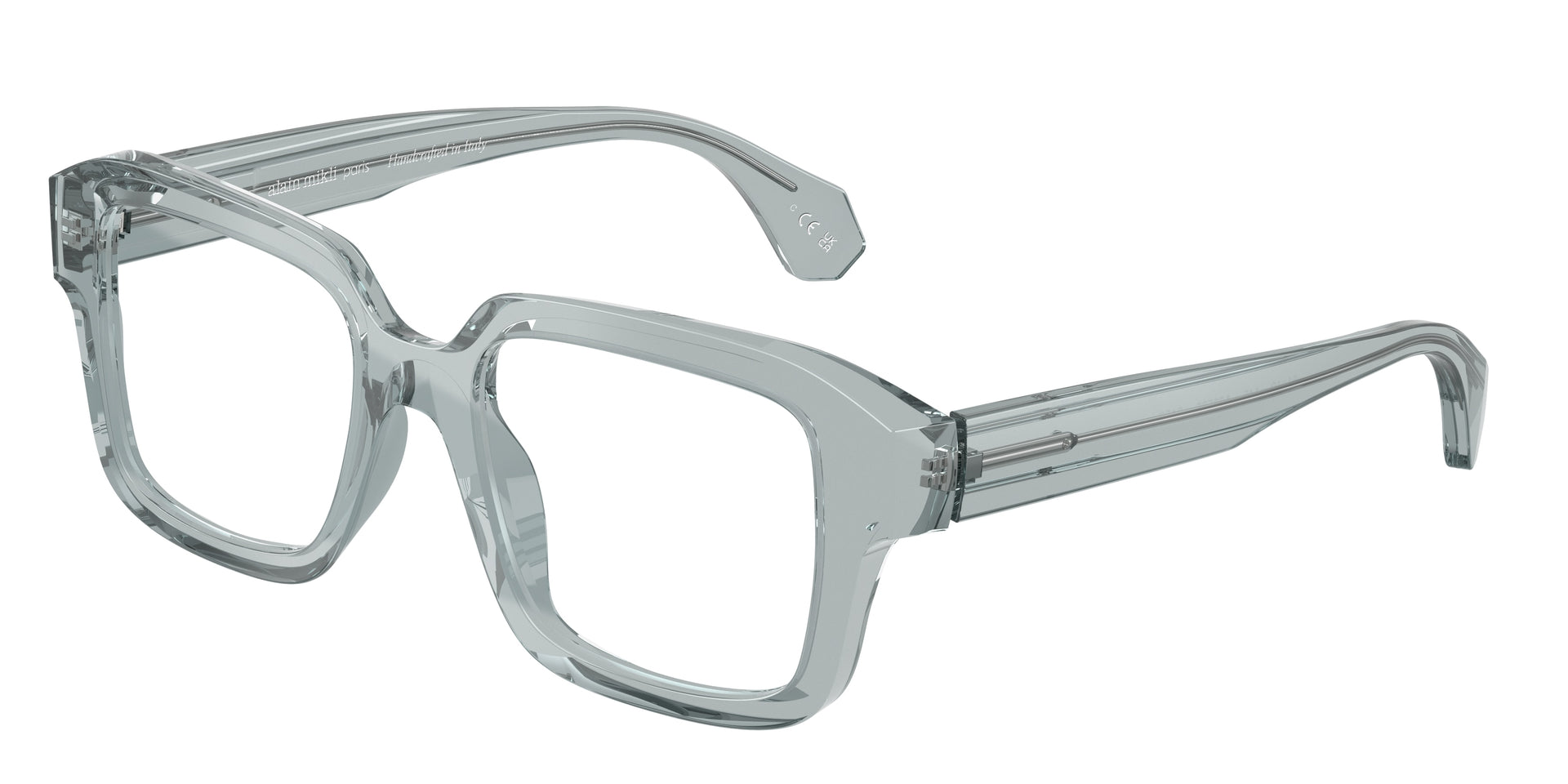 Alain Mikli A03538 Transparent Light Blue Eyeglasses