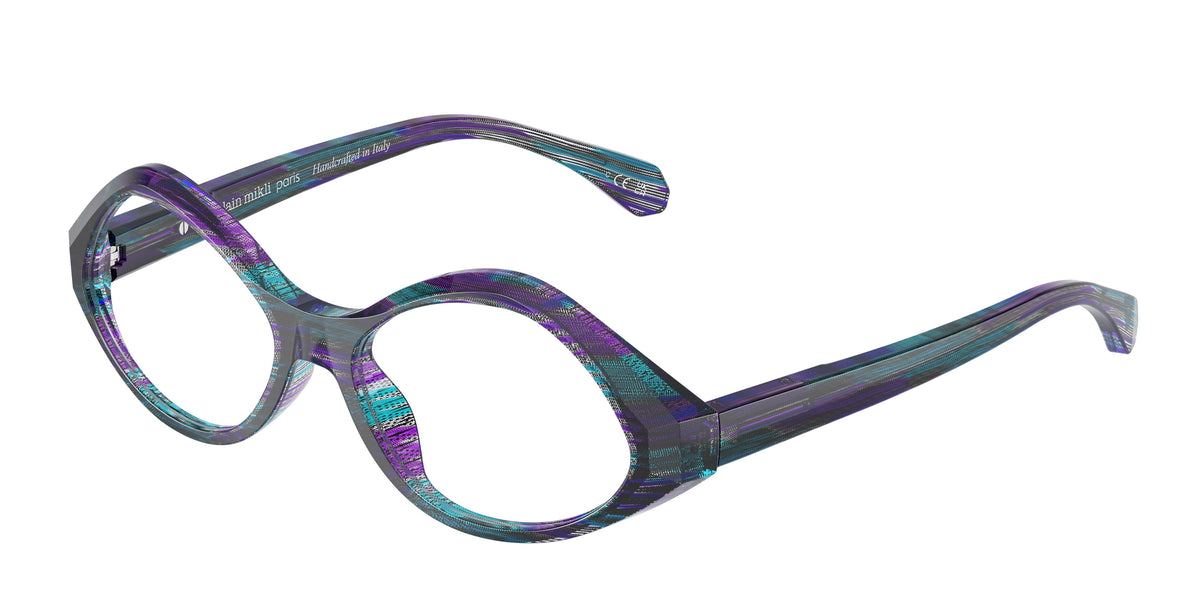 Alain Mikli A03544 Cyberpunk Blue Purple Eyeglasses
