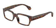 Alain Mikli A03552 Damier Havana Opal Yellow Eyeglasses