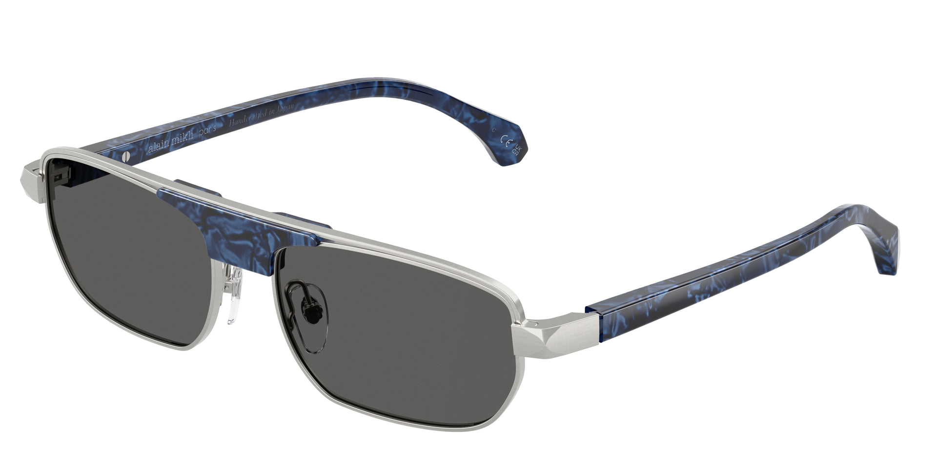 Alain Mikli A04502T Silver/Blue Nacree Sunglasses