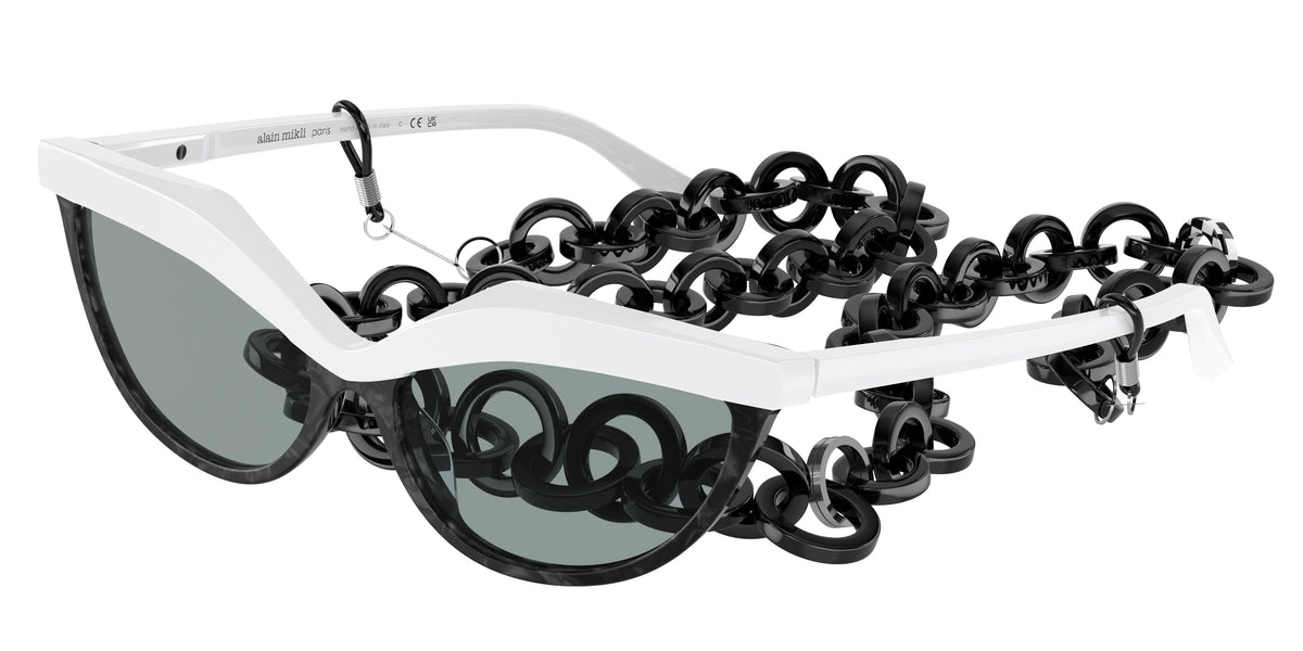 Alain Mikli A05070 Noir Mikli White Sunglasses