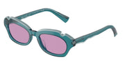 Alain Mikli A05071 Transparent Petrol/Ice Sunglasses