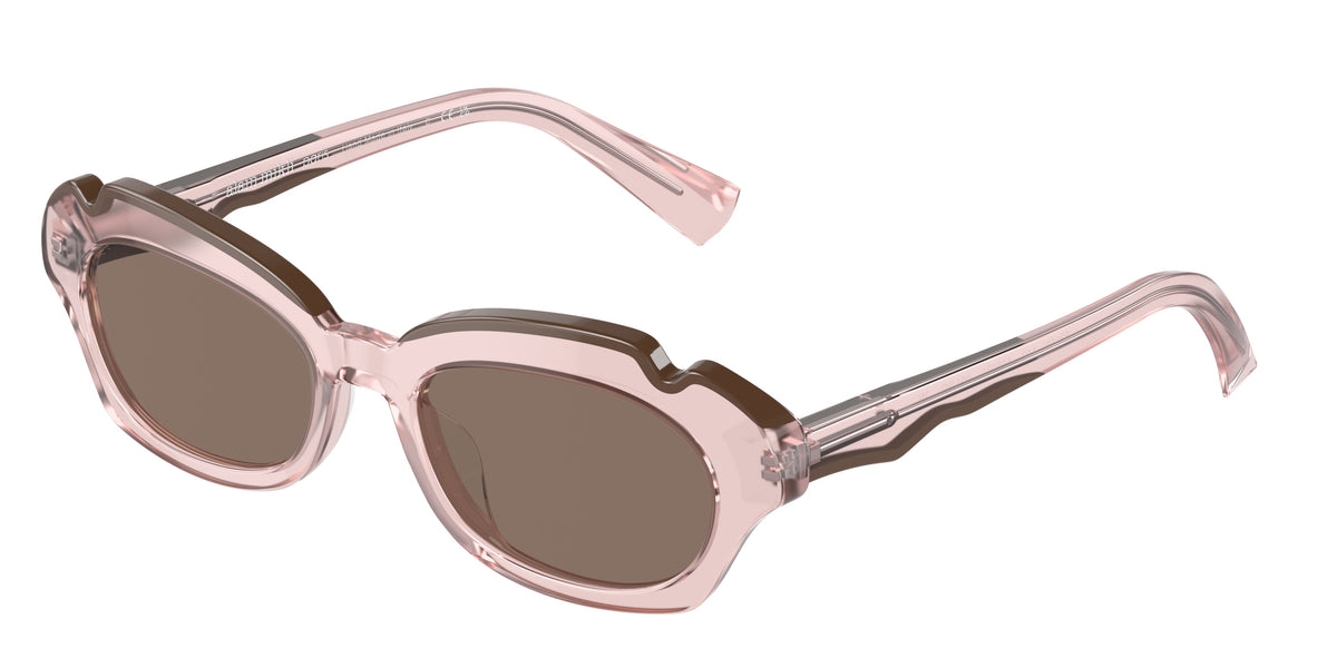 Alain Mikli A05071 Transparent Pink/Brown Sunglasses