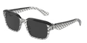 Alain Mikli A05507 New Damier Black Transparent/Black Sunglasses
