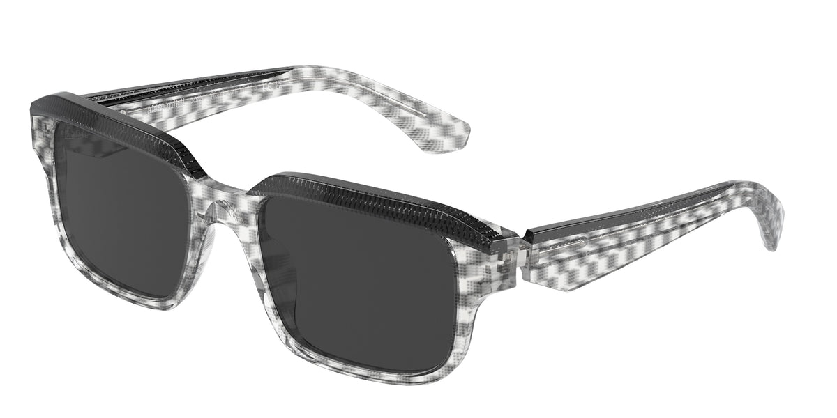 Alain Mikli A05507 New Damier Black Transparent/Black Sunglasses