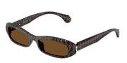 Alain Mikli A05512 New Damier Brown Dark Grey Sunglasses