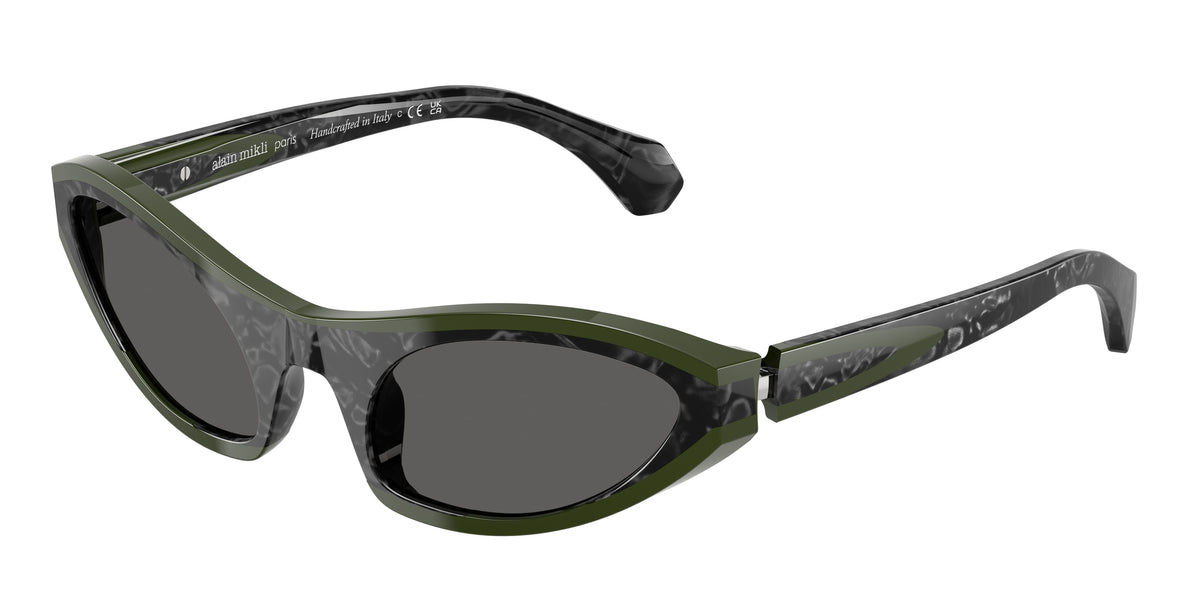 Alain Mikli A05513 Noir Nacree/Green Sunglasses