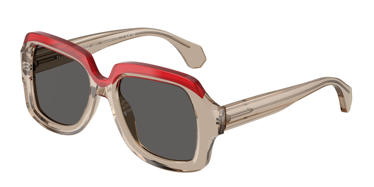 Alain Mikli A05516 Transparent Red/Transparent Ostrich Sunglasses